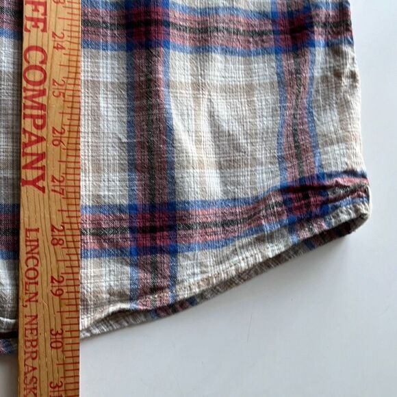 Fat Face Plaid Short Sleeve Button Up Sz. XL - Picture 8 of 8